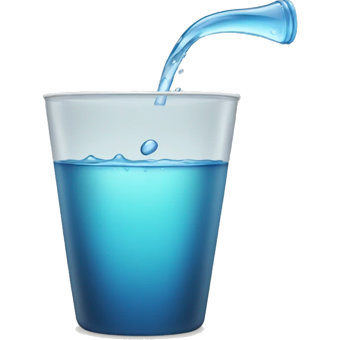 Water in a Measure Cup emoji