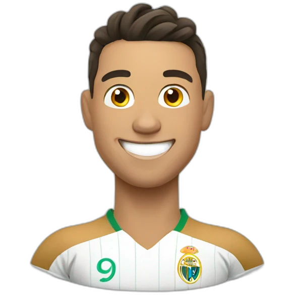 Happy ronaldo emoji