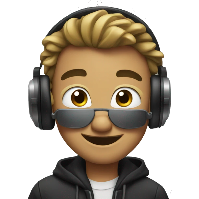 goofy dj emoji