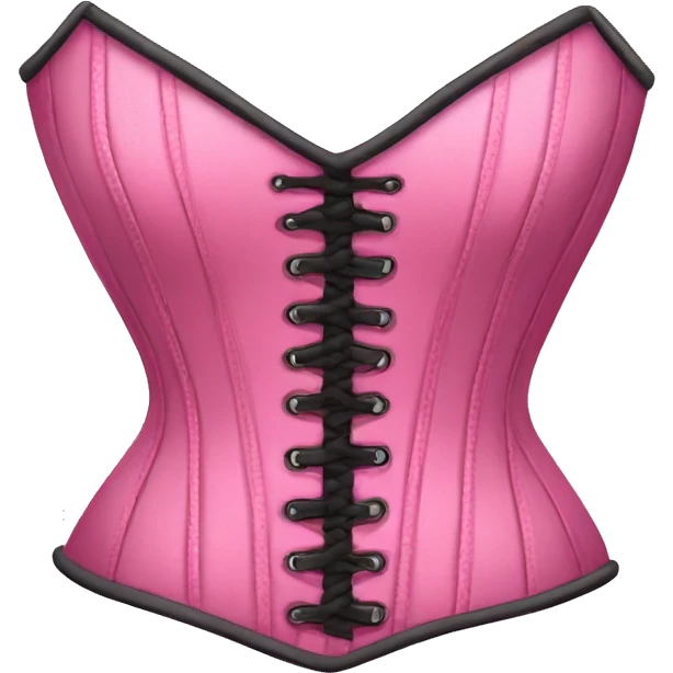 Pink corset emoji