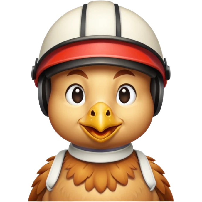 Chicken jockey emoji