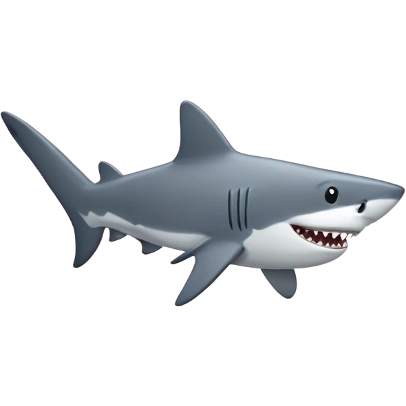 Shark with a dog body emoji
