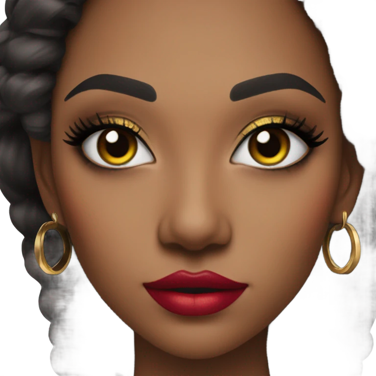 makeup artist girl social e emoji
