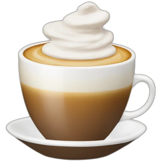 Fendi cappuccino cup emoji