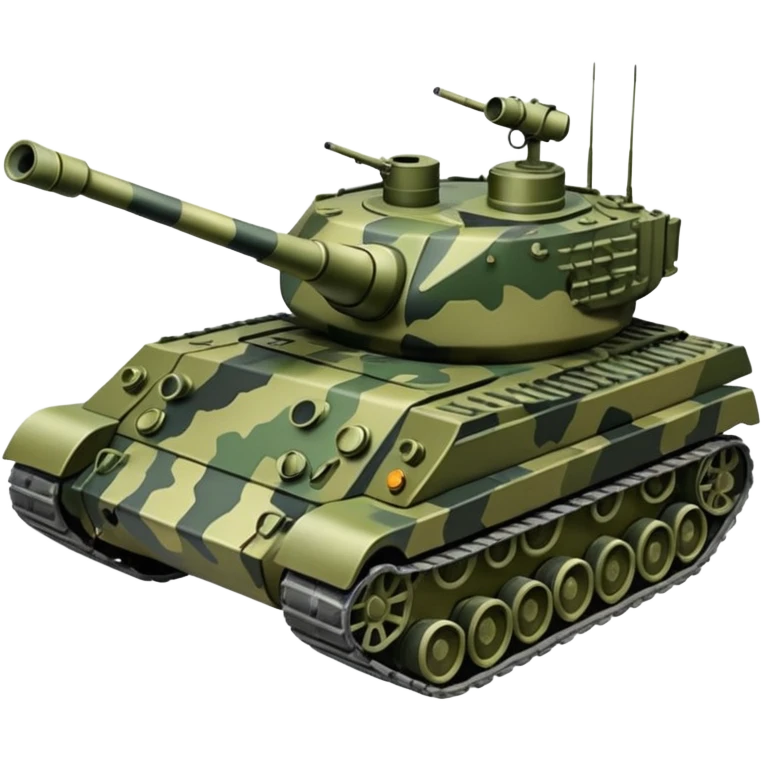 tank from bird's-eye view emoji