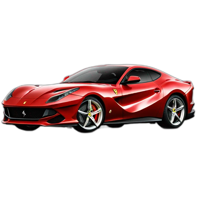 Ferrari 812 superfast red emoji