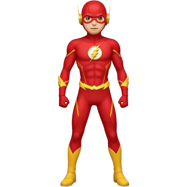 the flash standing emoji