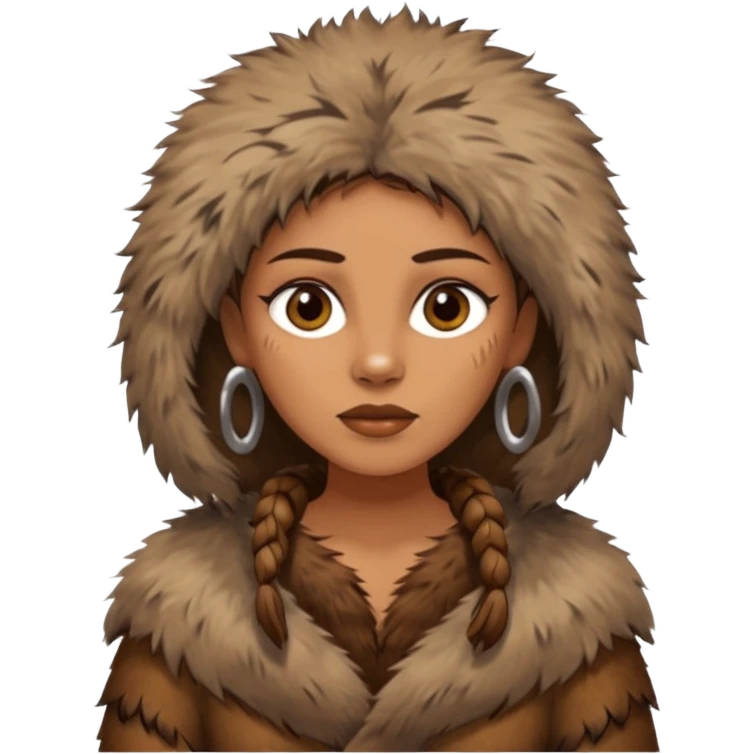 stone age woman emoji