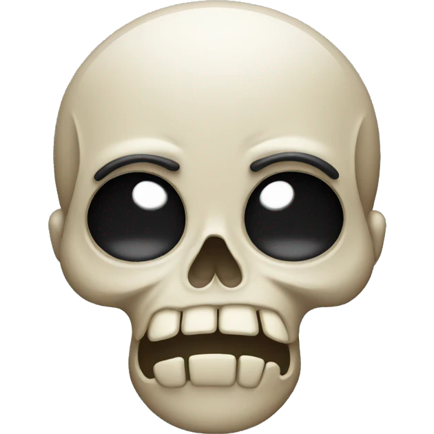 skull emojie crying  emoji