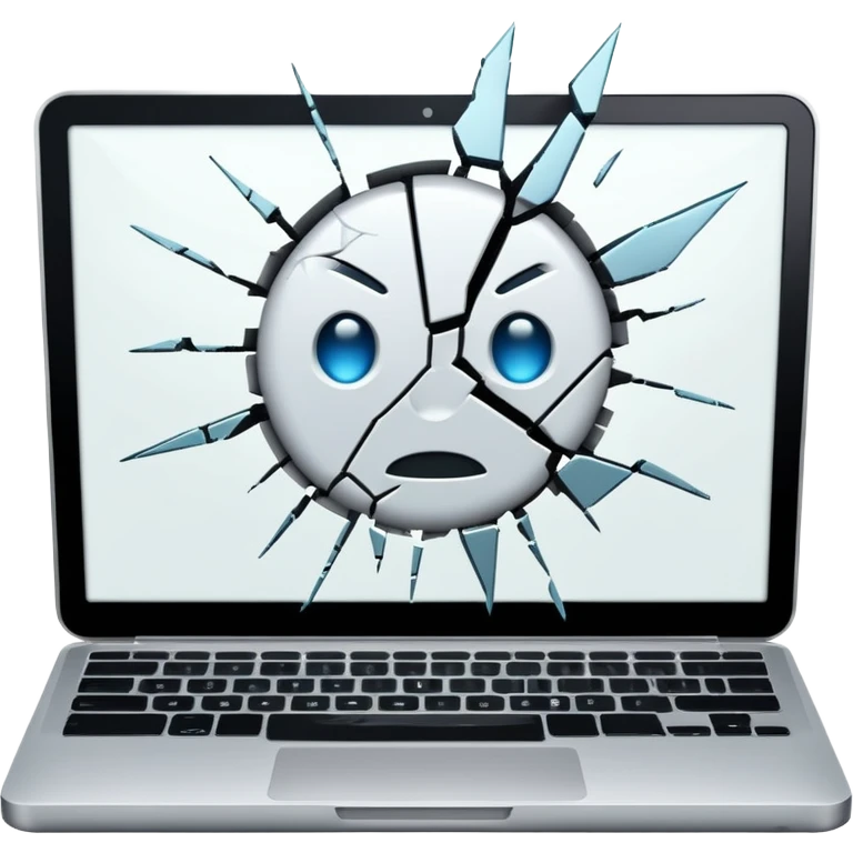 Error on laptop emoji