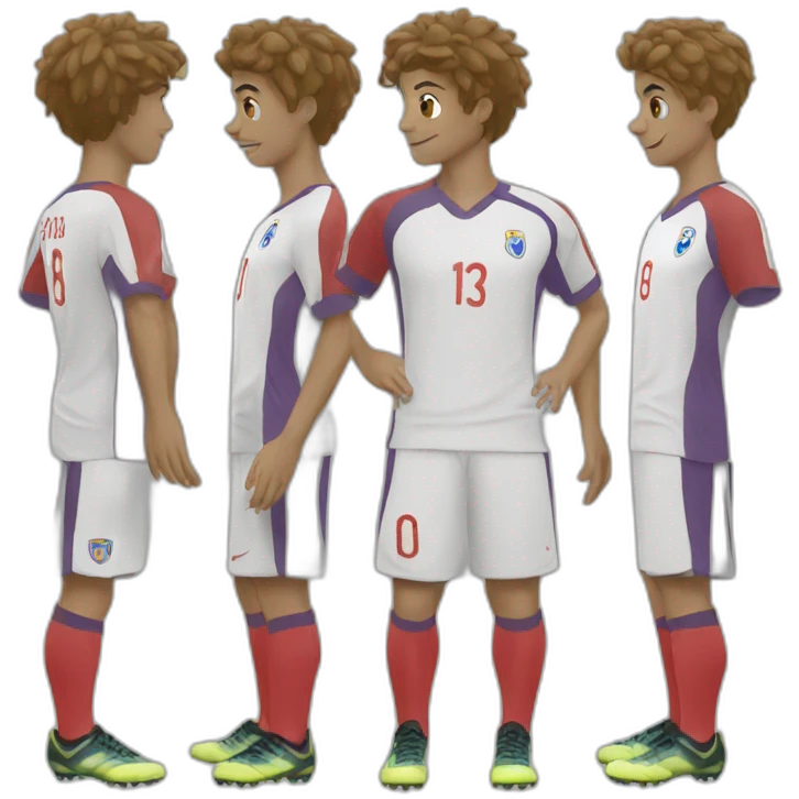 Soccer player emoji