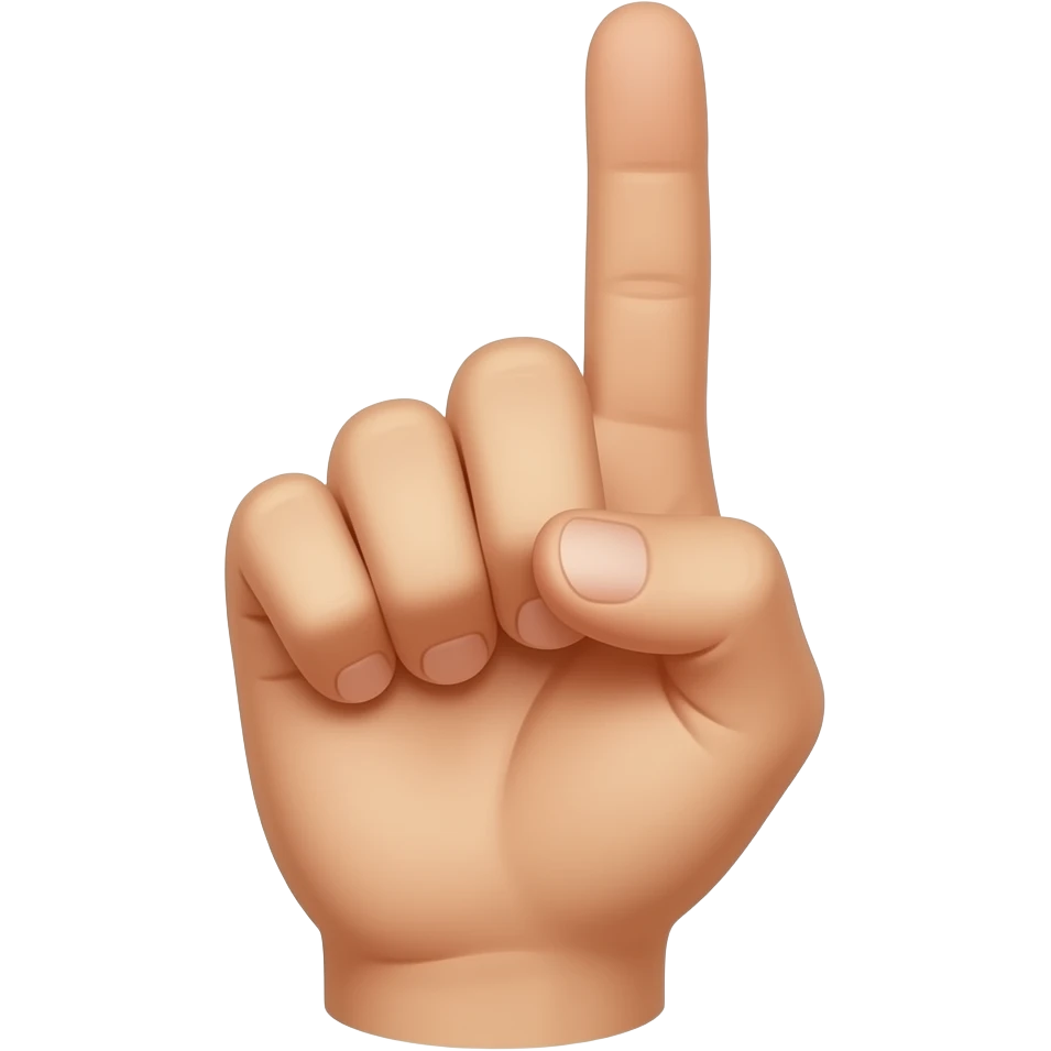 A hand held with the tips of the thumb and fingers all pointing upright and pressed together emoji