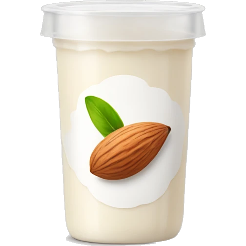 almond yogurt  emoji