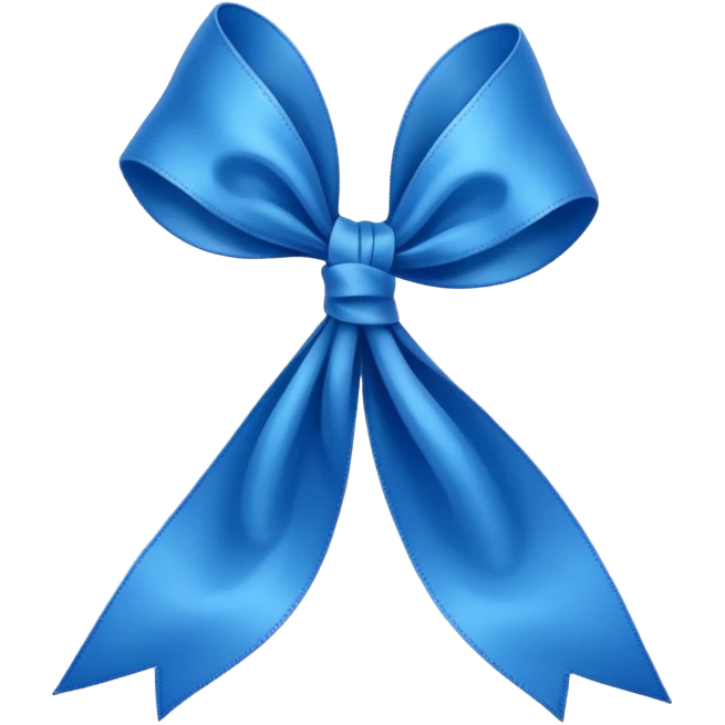 blue ribbon emoji