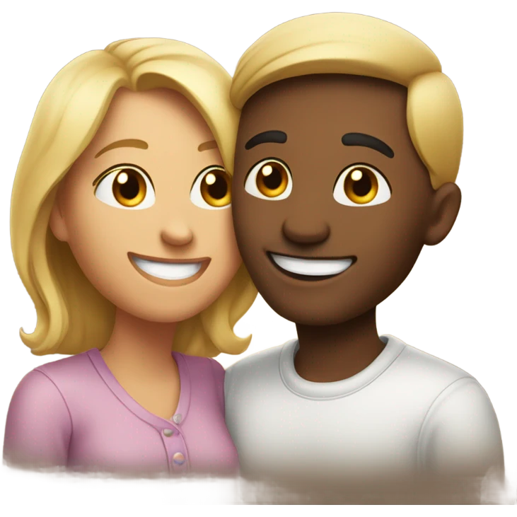 Happy love emoji
