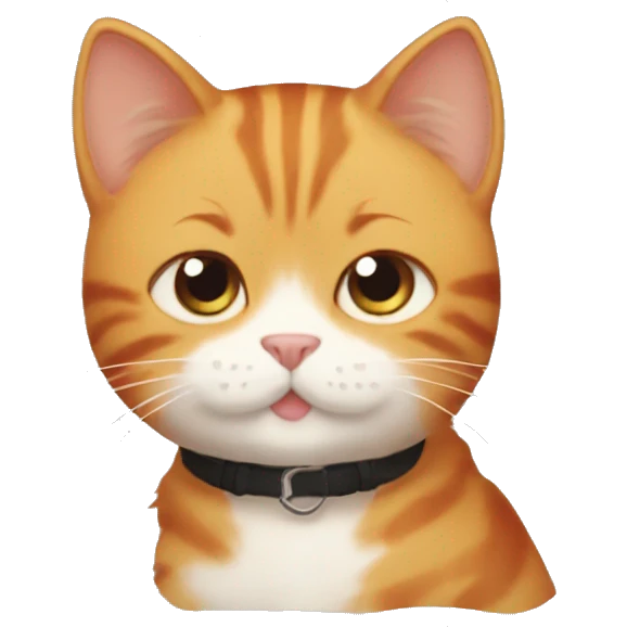 Minho the ginger cat from Stray Kids emoji
