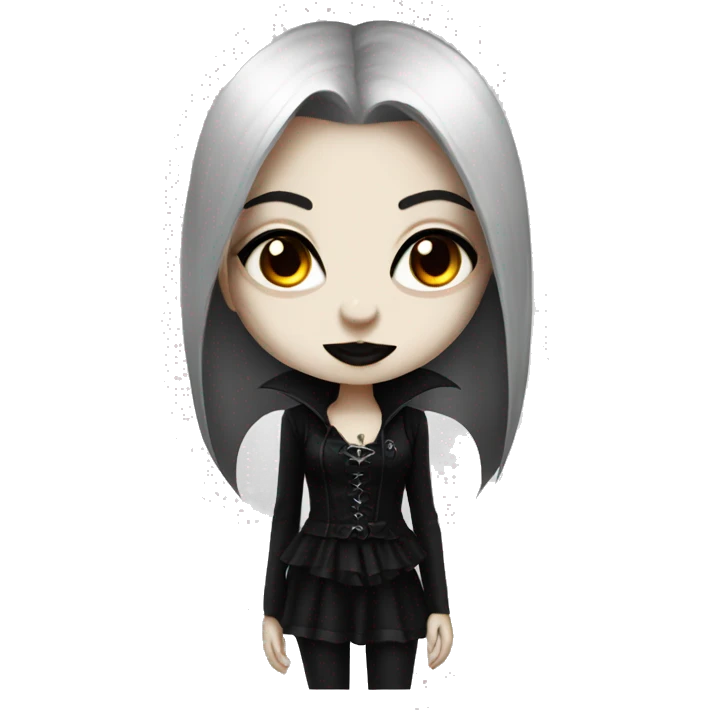 vampire goth girl emoji
