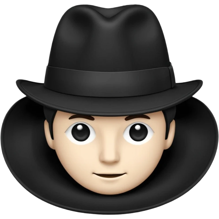 And a white stripe Black Fadora with no man or face or assecorys emoji