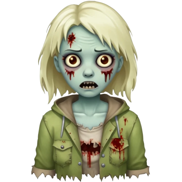 zombie girl emoji