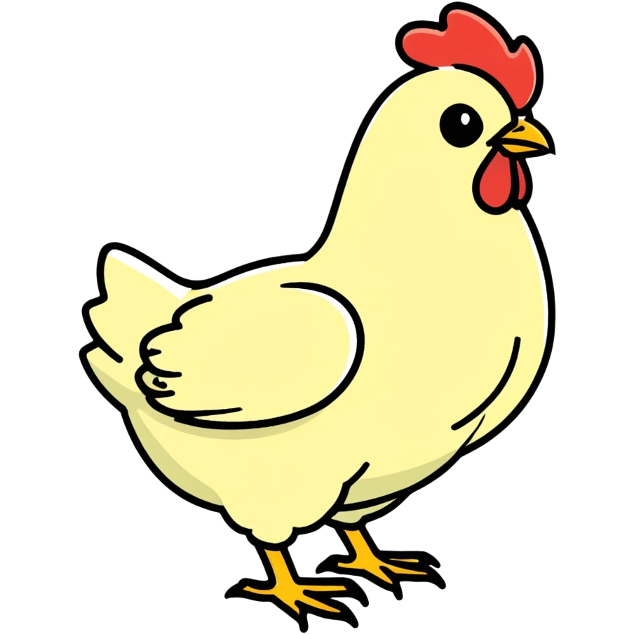 Chicken butt  emoji