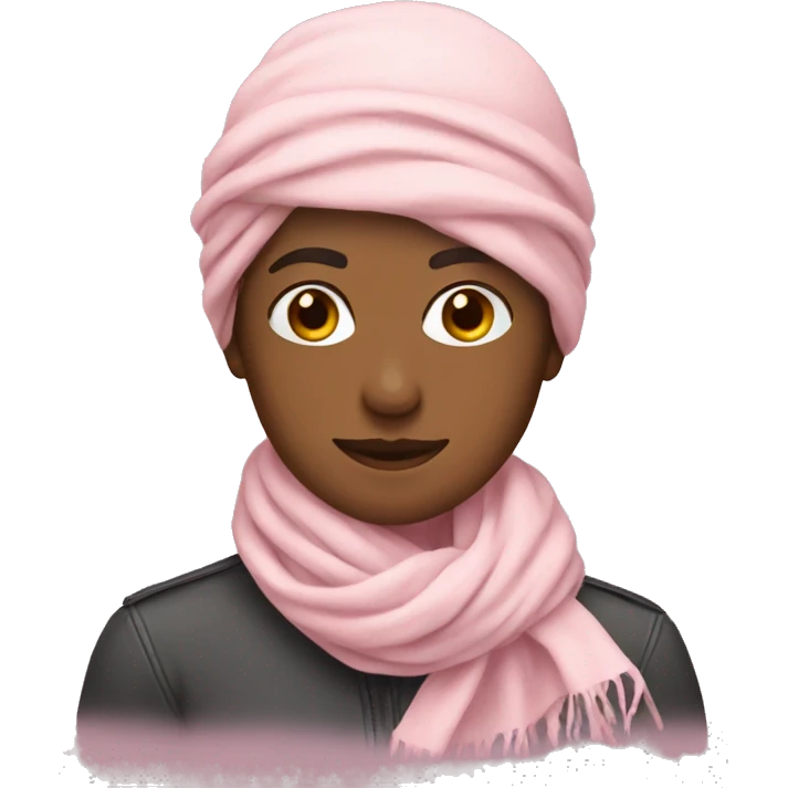Light pink scarf emoji