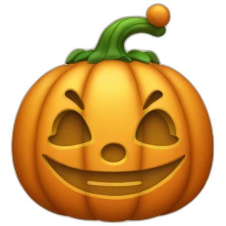 Citrouille Noël emoji