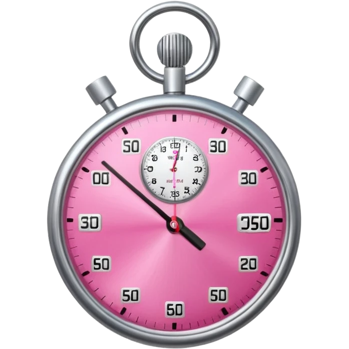 pink stopwatch  emoji