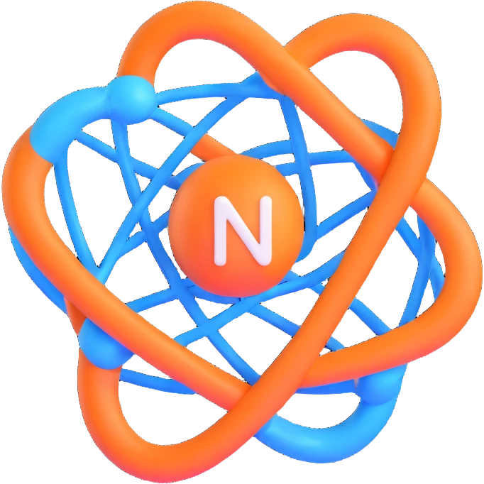 n8n logo, workflow automation, blue nodes emoji