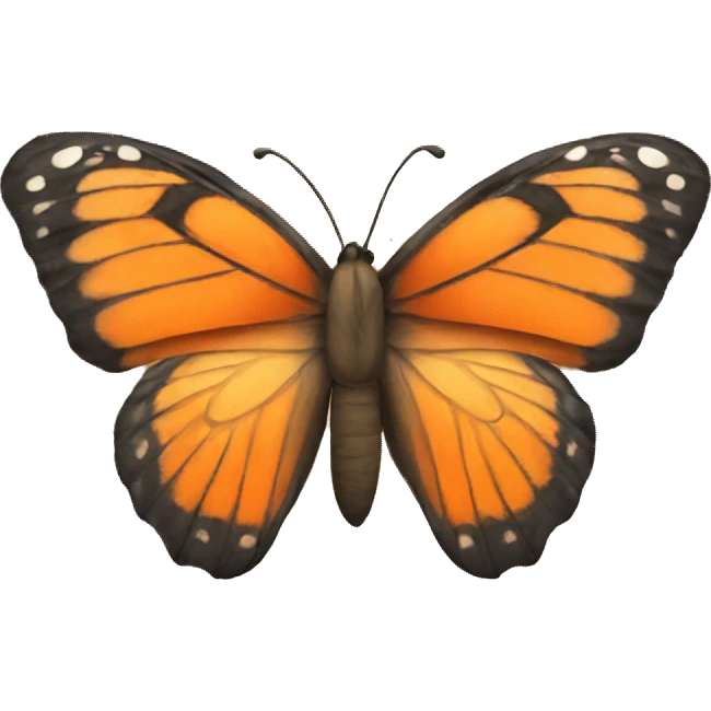 Orange butterfly  emoji