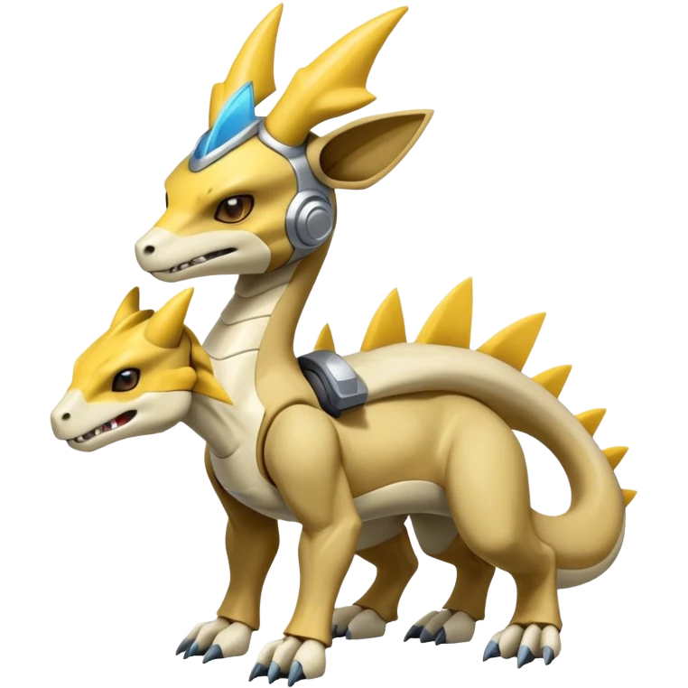 Manectric-Electrike-Lucio-Cubone-Marowak-Draco-Fakémon-hybrid-creature (full body), 4 legs emoji