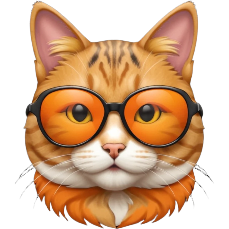 Cat wearing sunglasses emoji