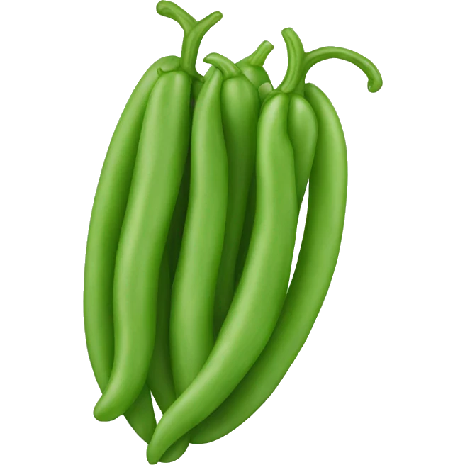 green bean emoji