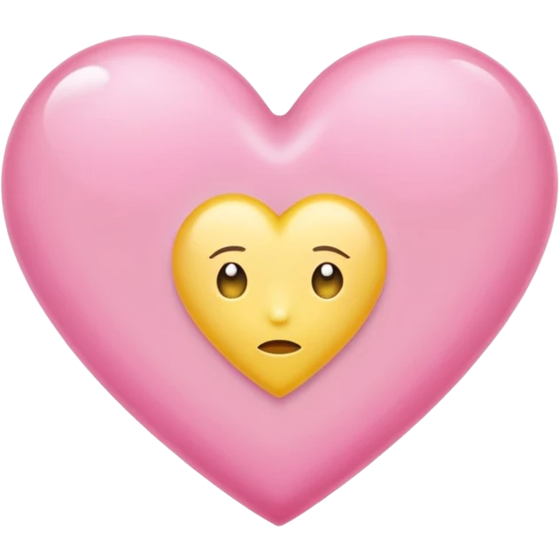 pink heart comforting a yellow heart that is crying emoji