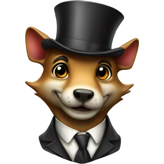 sahark with tophat emoji