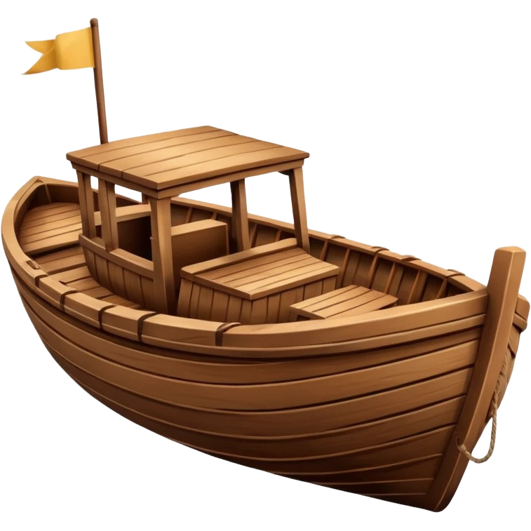 brown Boat Ride  emoji