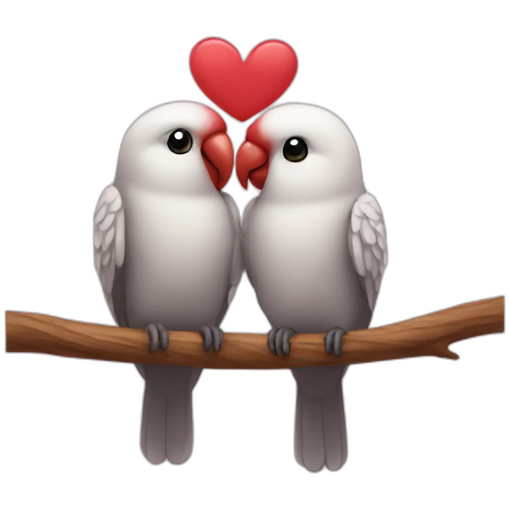 Lovebirds emoji