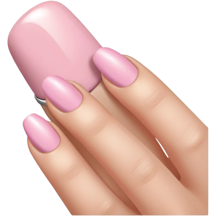 light pink nail polish emoji