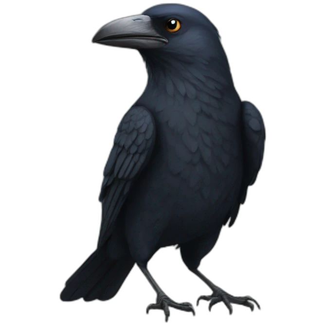 Corbeau emoji