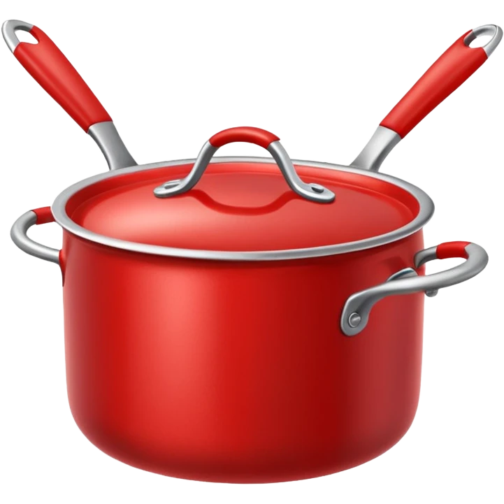 an empty red kitchen pot emoji