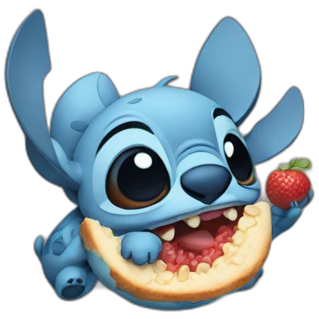 stich eating emoji