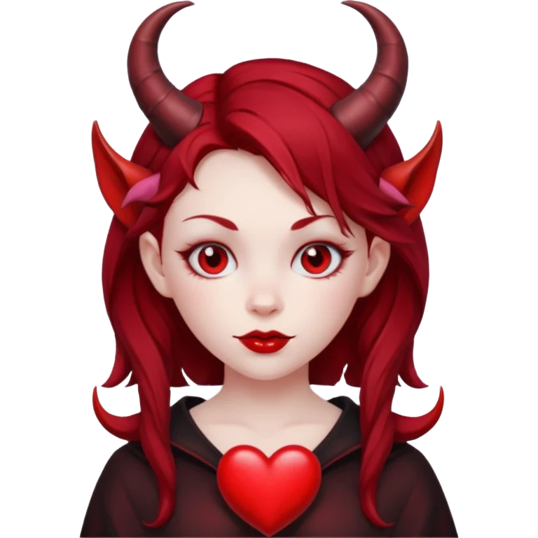 Devil girl is heart  emoji