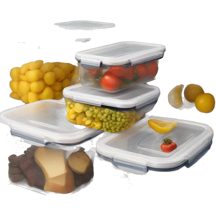 Food Storage Containers Airtight, emoji