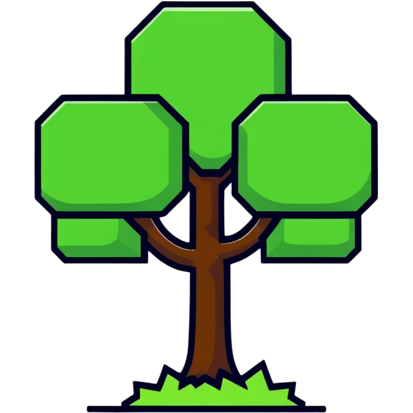 Minecraft tree emoji
