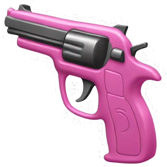 pink gun emoji