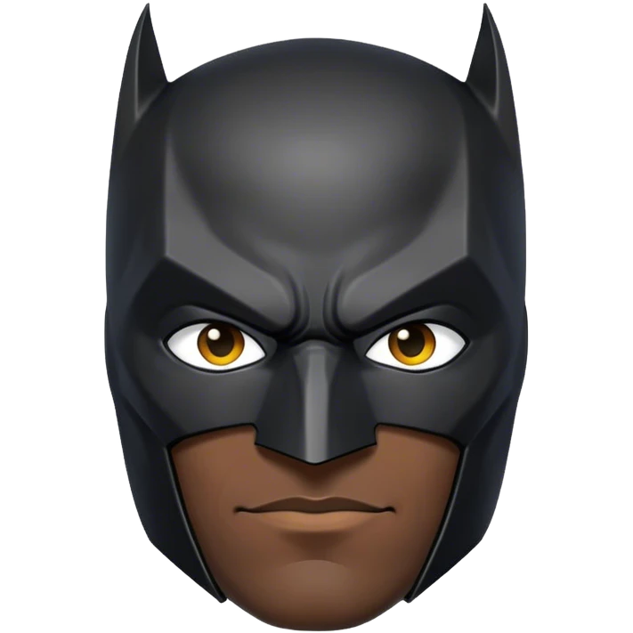 Batman black man emoji