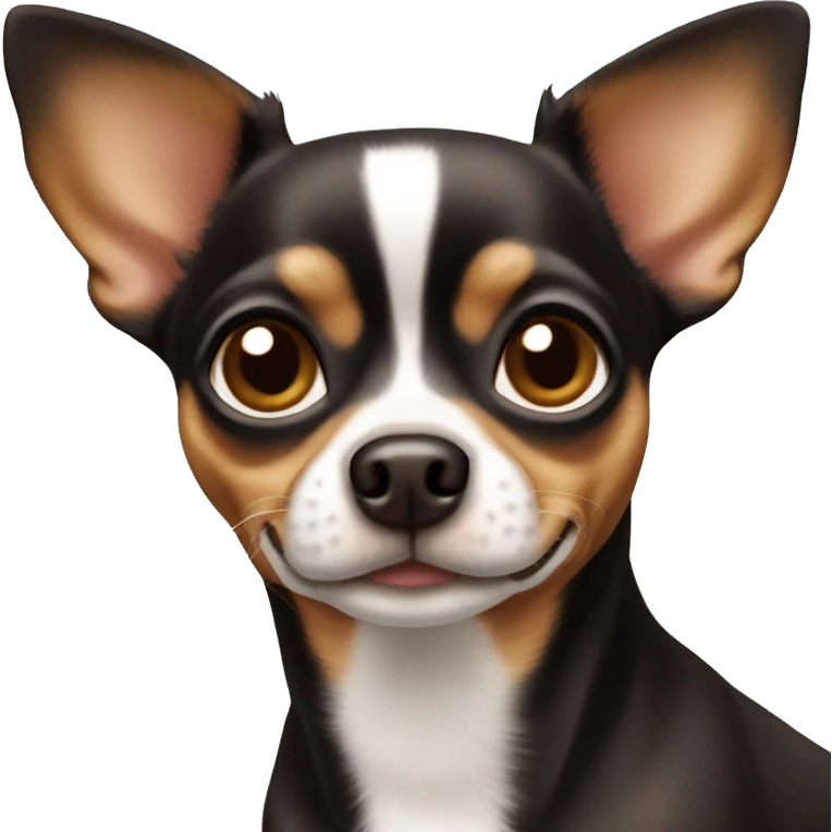 black brown chihuahua emoji