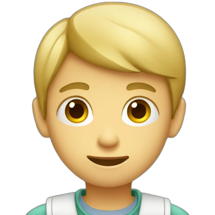 boy playing smartphone emoji