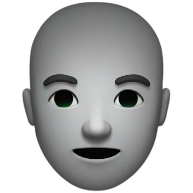 The Shadow blot emoji