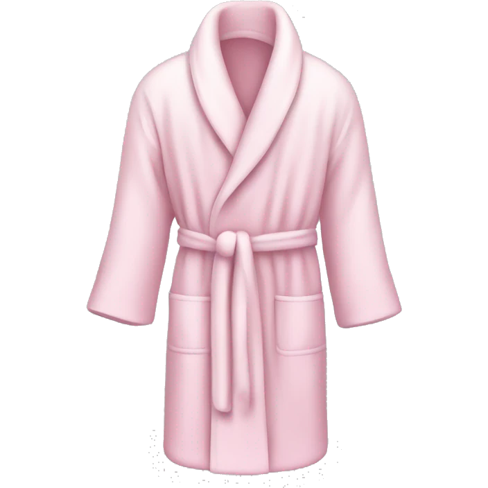 Very Light pink bathrobe emoji