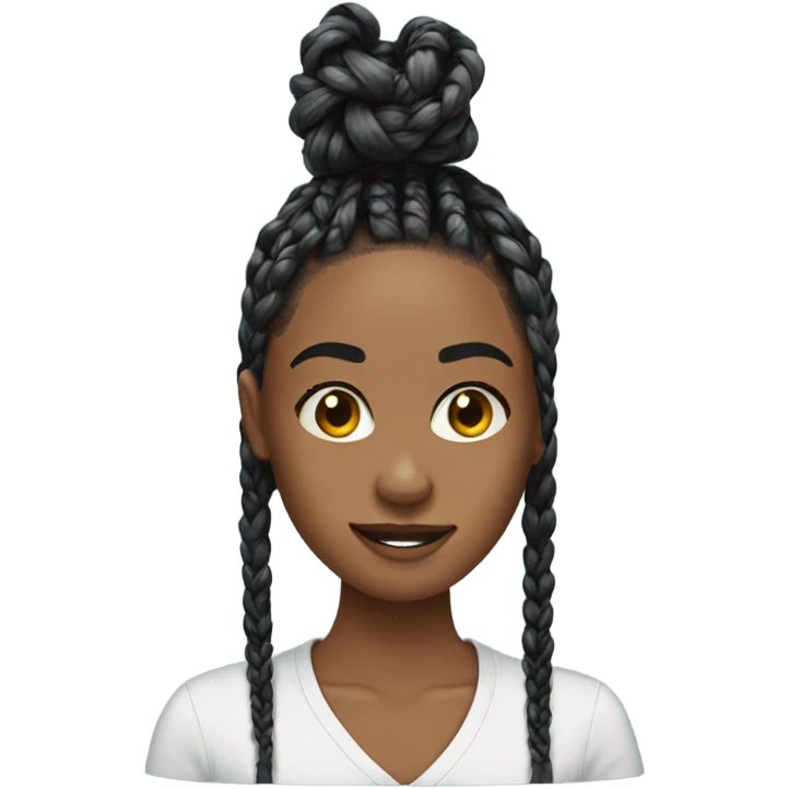 box braids emoji